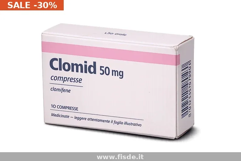Clomid 25mg, 50mg, 100mg miglior prezzo €0,50 · senza prescrizione